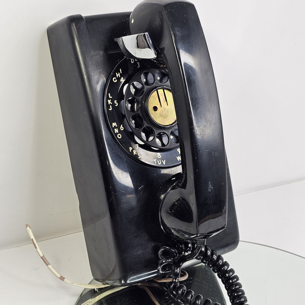 Northern Electric Model 554 Rotary Wall Phone 1956 - Untested Needs Cleaning.